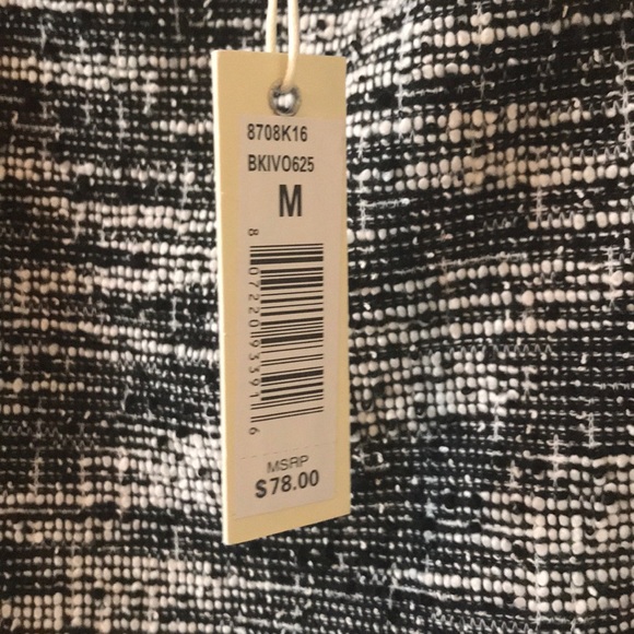 MAX STUDIO Pencil Skirt Black & White Size M NWT - Picture 4 of 5